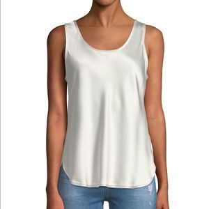 Vince Silk Bias Tank
